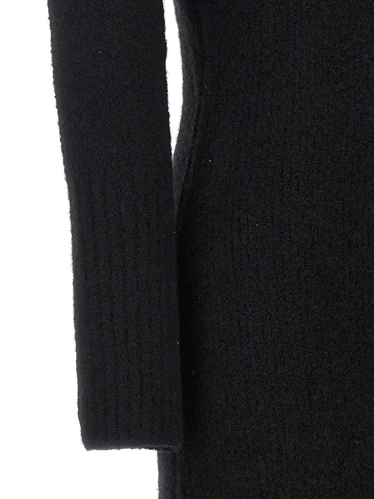 Loulou De Saison Bisha Black Cashmere Long Dress