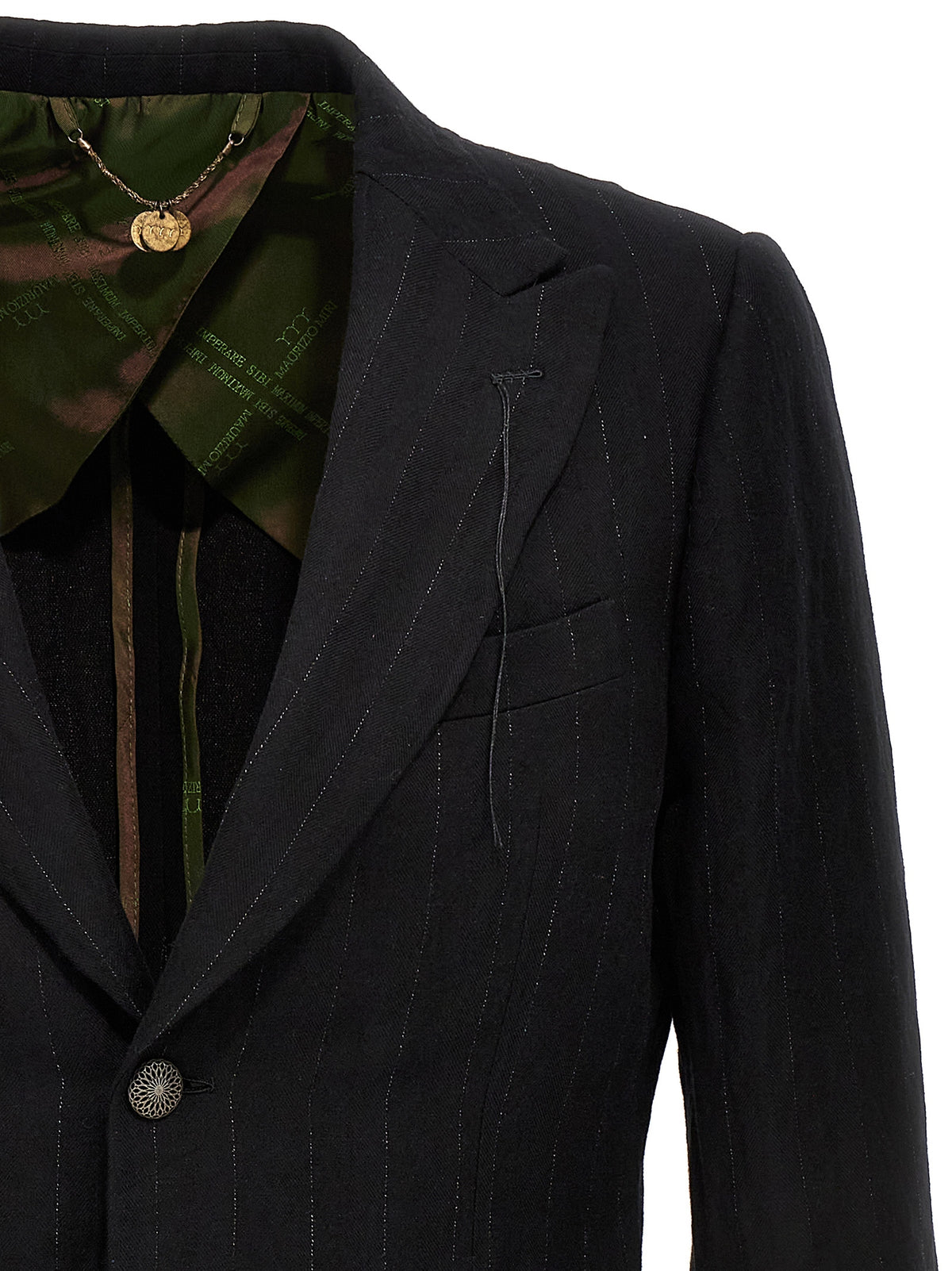 MAURIZIO MIRI Keanu Black Cotton Blazer for Men