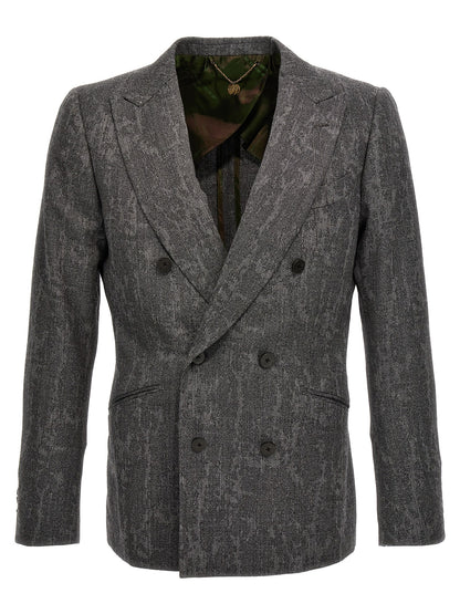 MAURIZIO MIRI Gray Wool Blazer