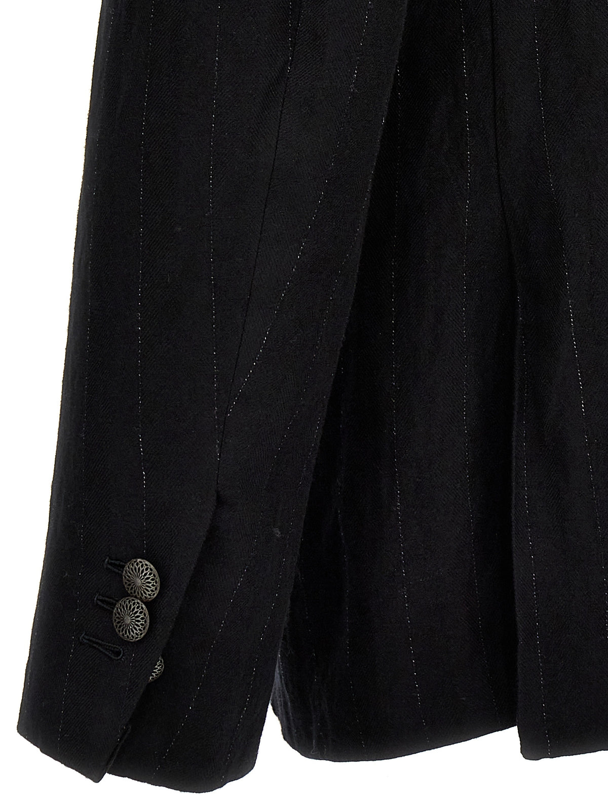 MAURIZIO MIRI Keanu Black Cotton Blazer for Men