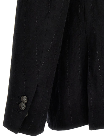 MAURIZIO MIRI Black Cotton Blazer