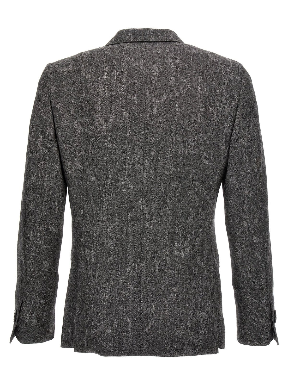 MAURIZIO MIRI Gray Wool Blazer for Men