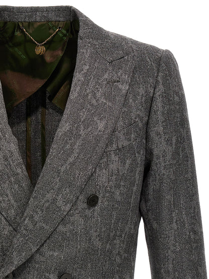 MAURIZIO MIRI Gray Wool Blazer
