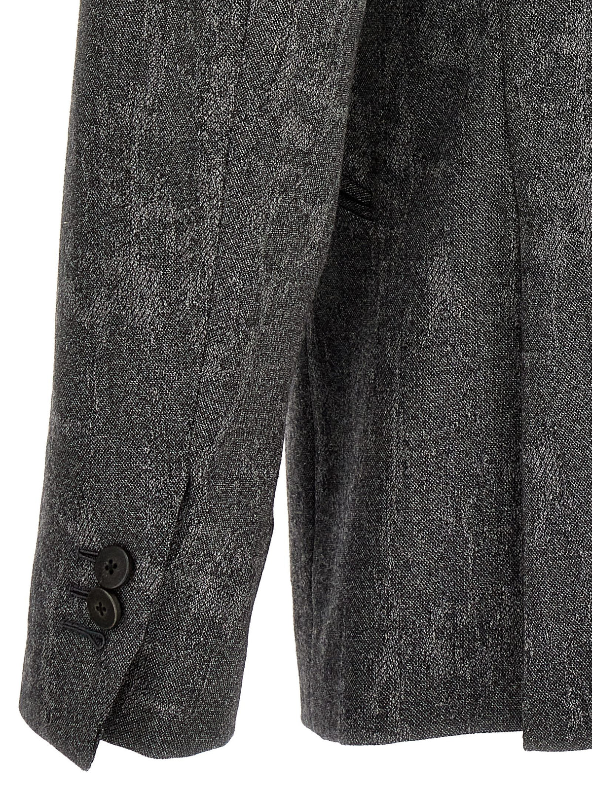 MAURIZIO MIRI Gray Wool Blazer for Men