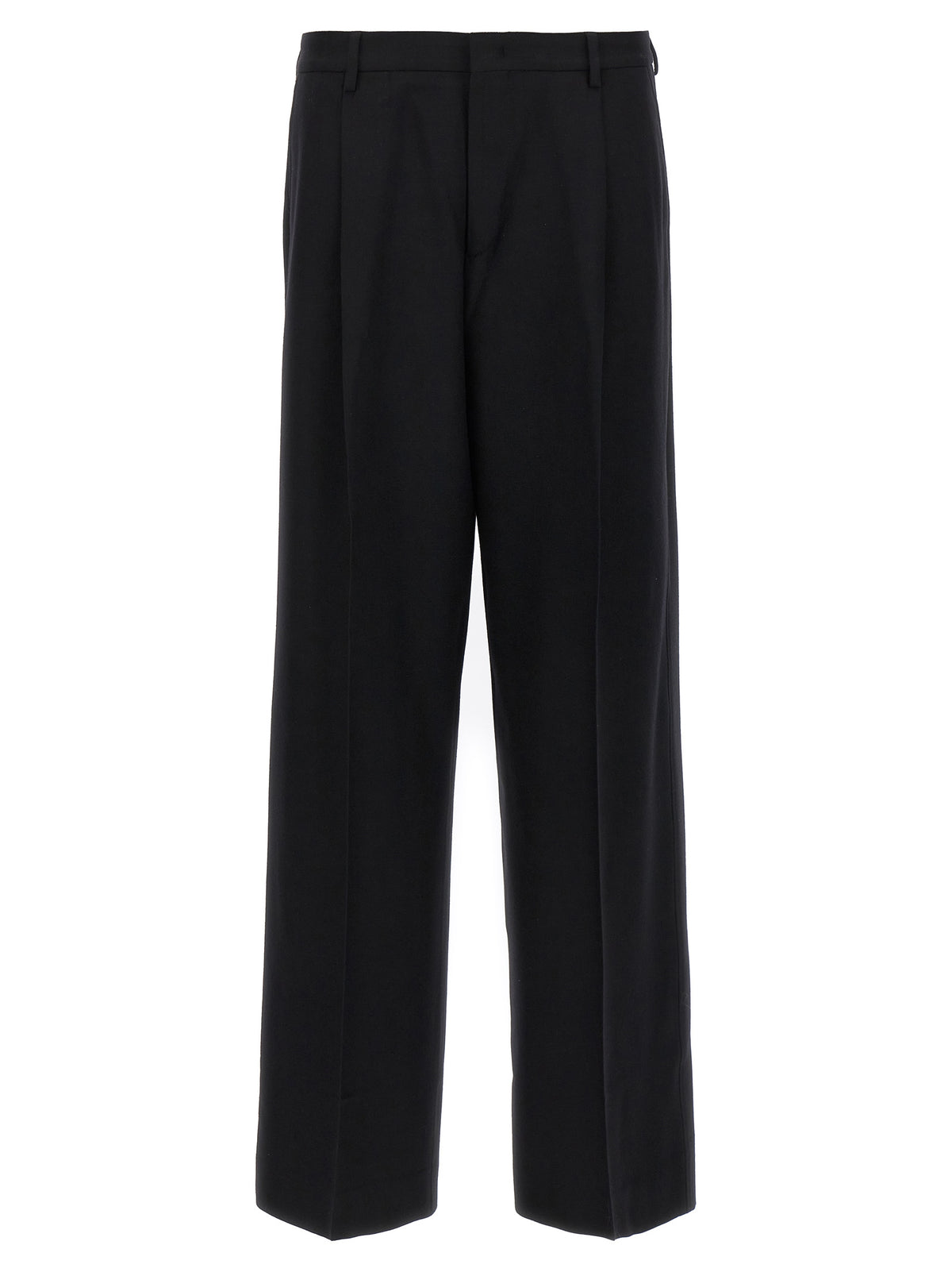 CELLAR DOOR Jona P Black Virgin Wool Dress Pants