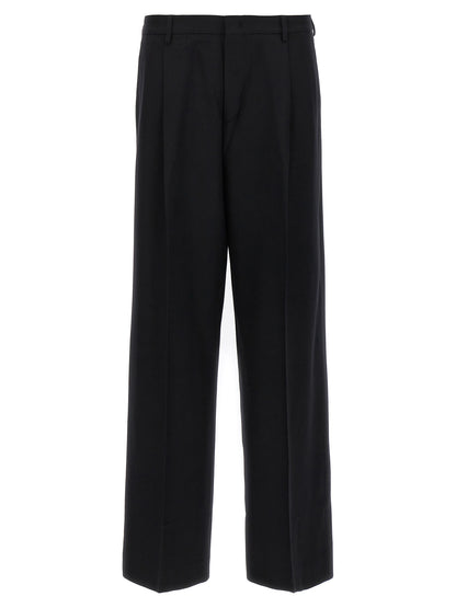 CELLAR DOOR Black Virgin Wool Dress Pants