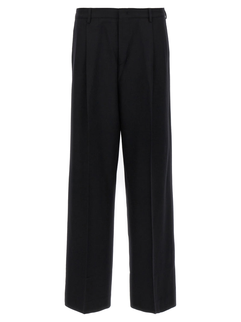 CELLAR DOOR Black Virgin Wool Dress Pants - Jona P