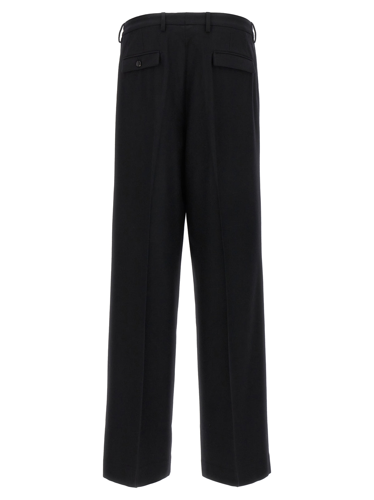 CELLAR DOOR Jona P Black Virgin Wool Dress Pants