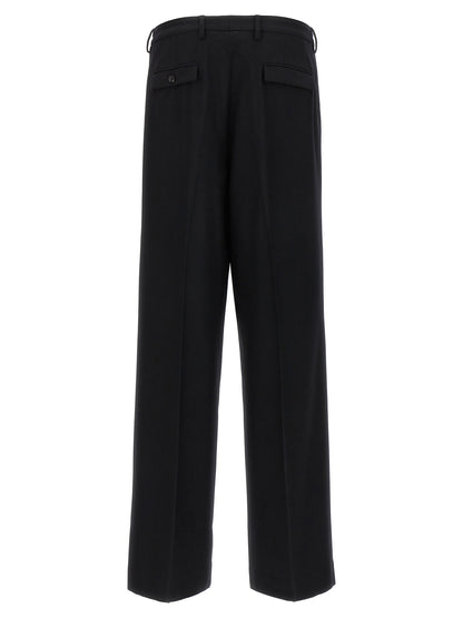 CELLAR DOOR Black Virgin Wool Dress Pants