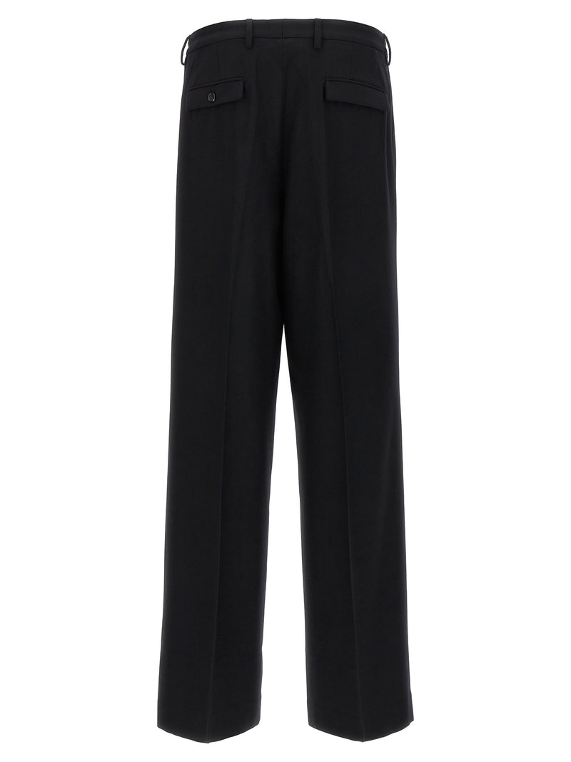 CELLAR DOOR Black Virgin Wool Dress Pants - Jona P