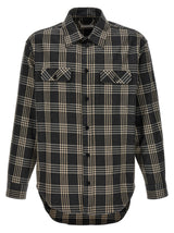 1989 Studio Gray Cotton Blouse - Trendy Check Print Shirt