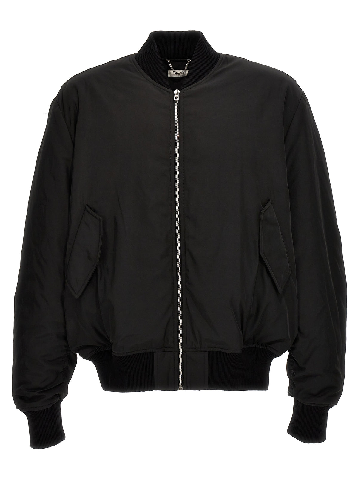 1989 Studio Black Polyester Bomber Jacket - Stylish & Durable