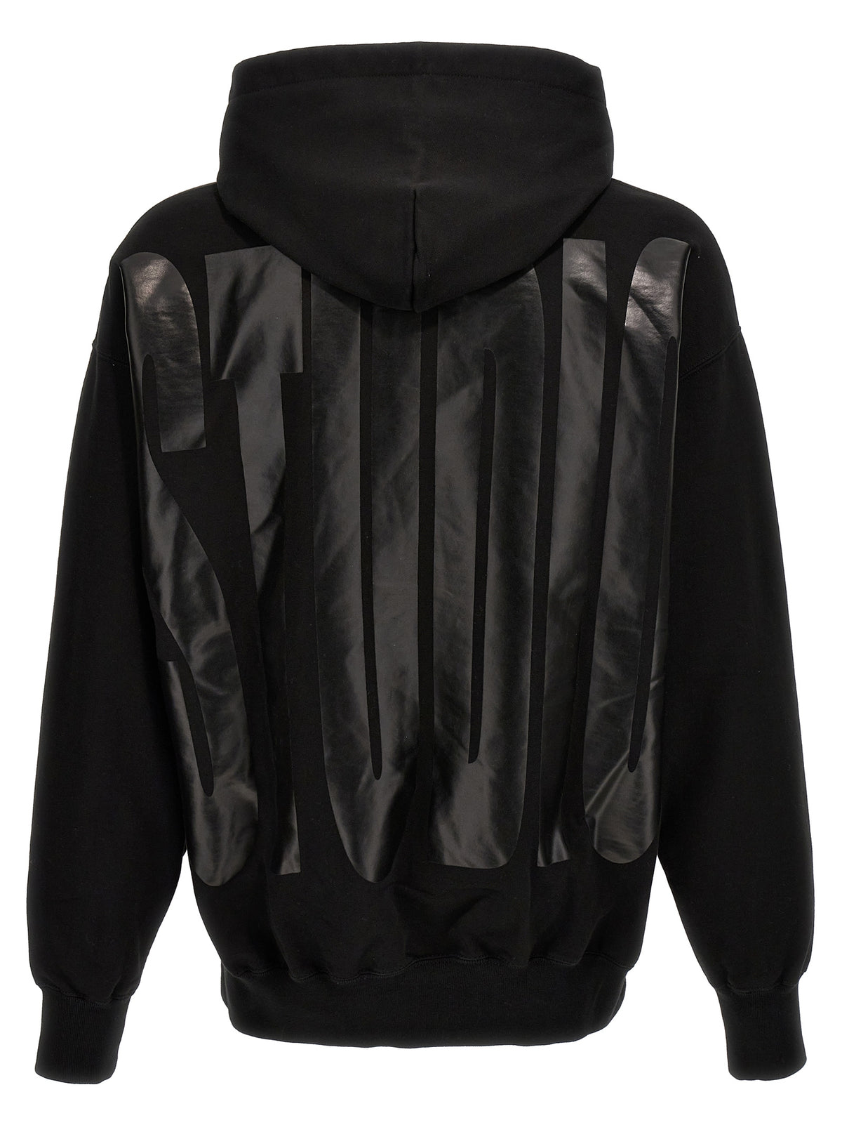1989 Studio Black Faded Logo Cotton Sweatshirt