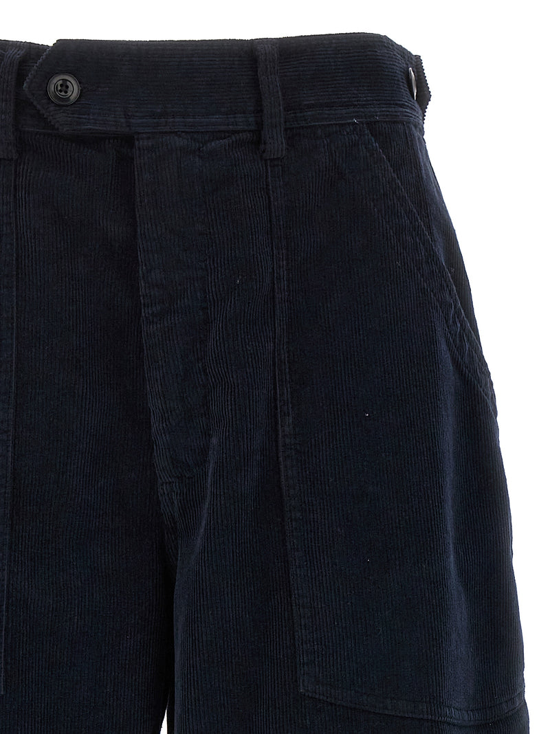 CELLAR DOOR Paola Blue Cotton Casual Pants