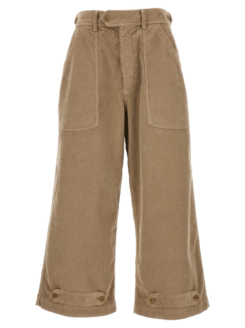 CELLAR DOOR Paola Beige Cotton Casual Pants