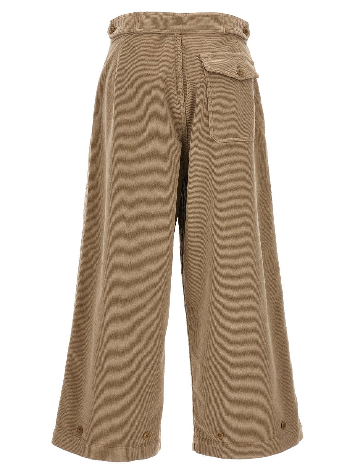 CELLAR DOOR Paola Beige Cotton Casual Pants