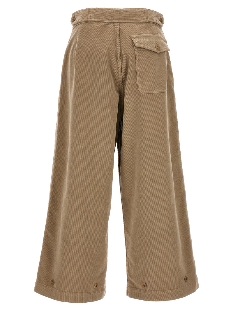 CELLAR DOOR Paola Beige Cotton Casual Pants