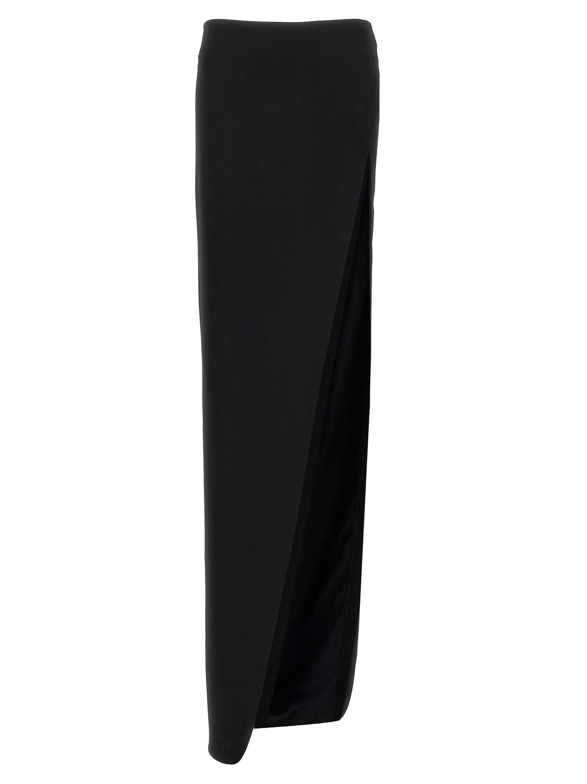 Ann Demeulemeester Janita Black Lamb Leather Mini Skirt