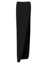 Ann Demeulemeester Janita Black Lamb Leather Mini Skirt