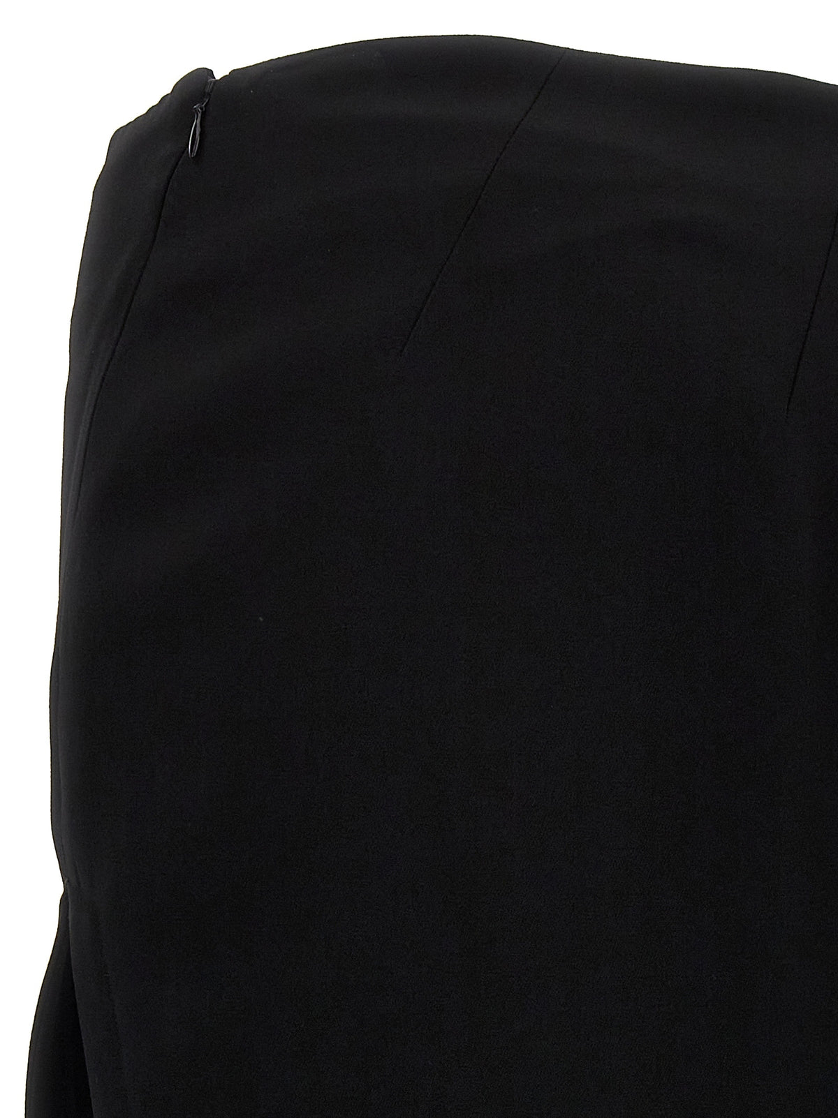 Ann Demeulemeester Janita Black Lamb Leather Mini Skirt
