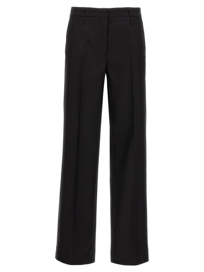 CELLAR DOOR Black Virgin Wool Dress Pants