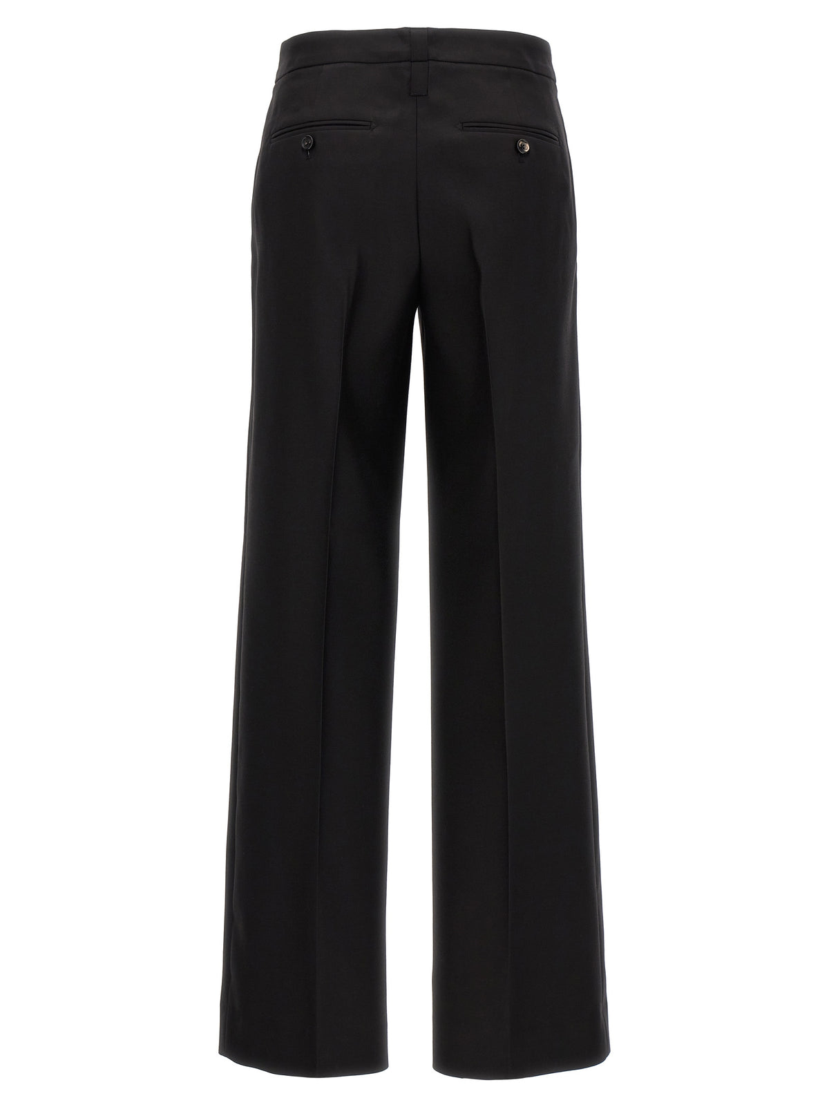 CELLAR DOOR Black Virgin Wool Dress Pants - Ima Model