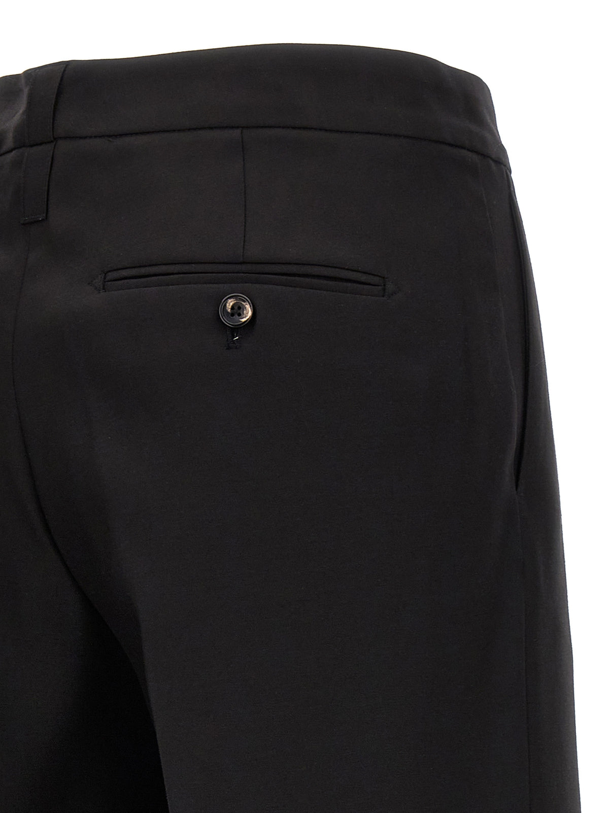CELLAR DOOR Black Virgin Wool Dress Pants - Ima Model