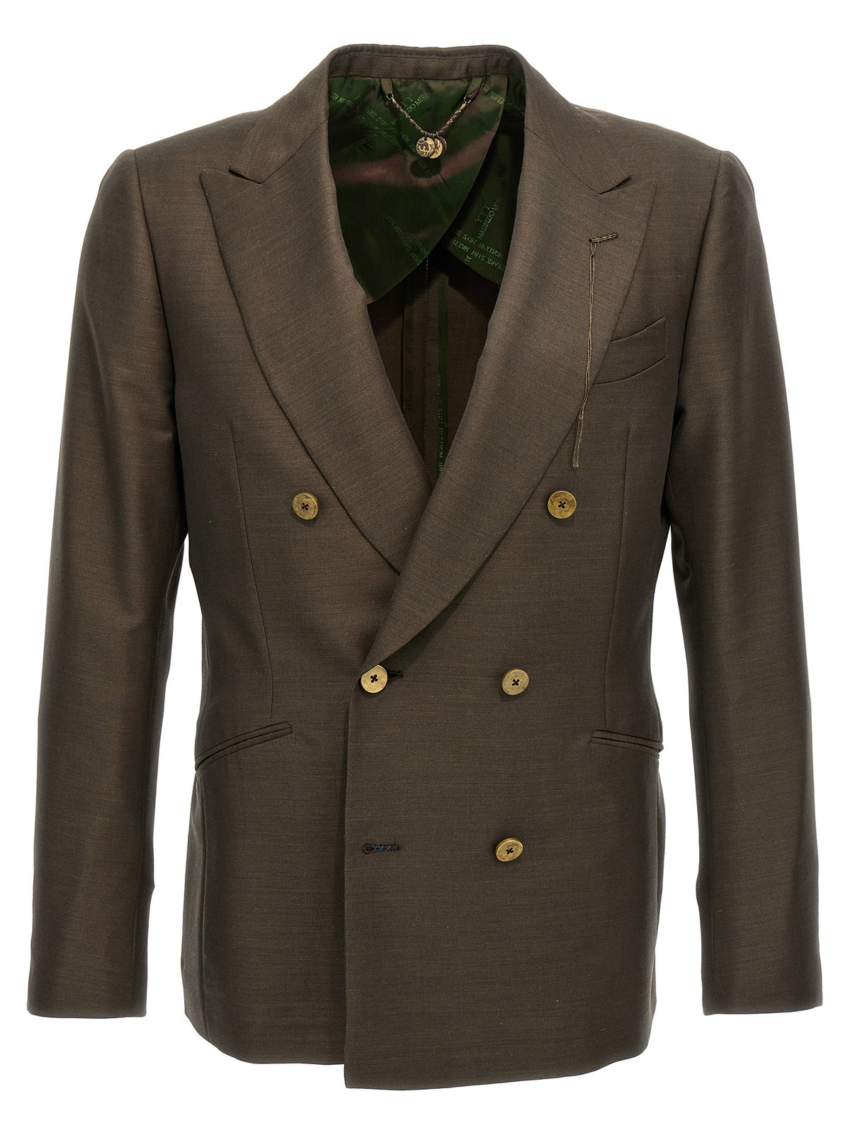 MAURIZIO MIRI Bicolor Wool Blazer - Élégance Italienne