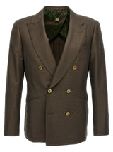 MAURIZIO MIRI Bicolor Wool Blazer - Élégance Italienne