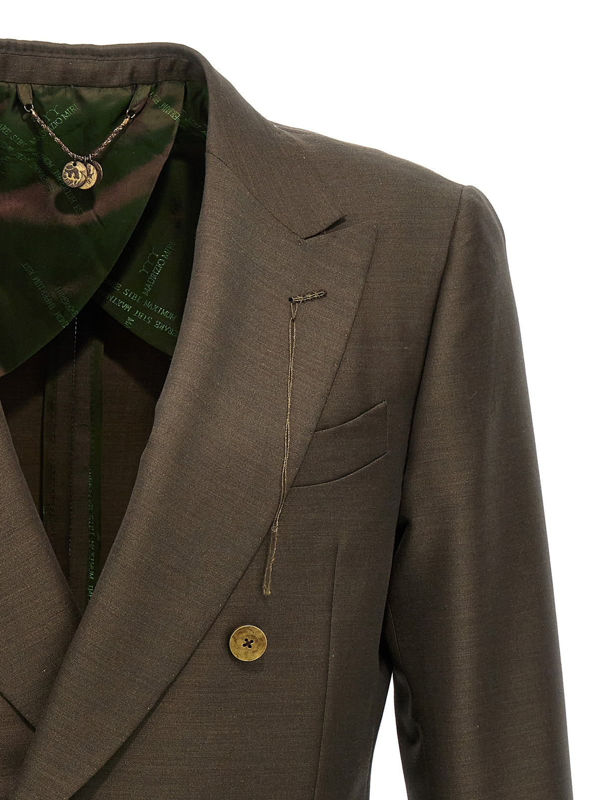 MAURIZIO MIRI Bicolor Wool Blazer - Élégance Italienne
