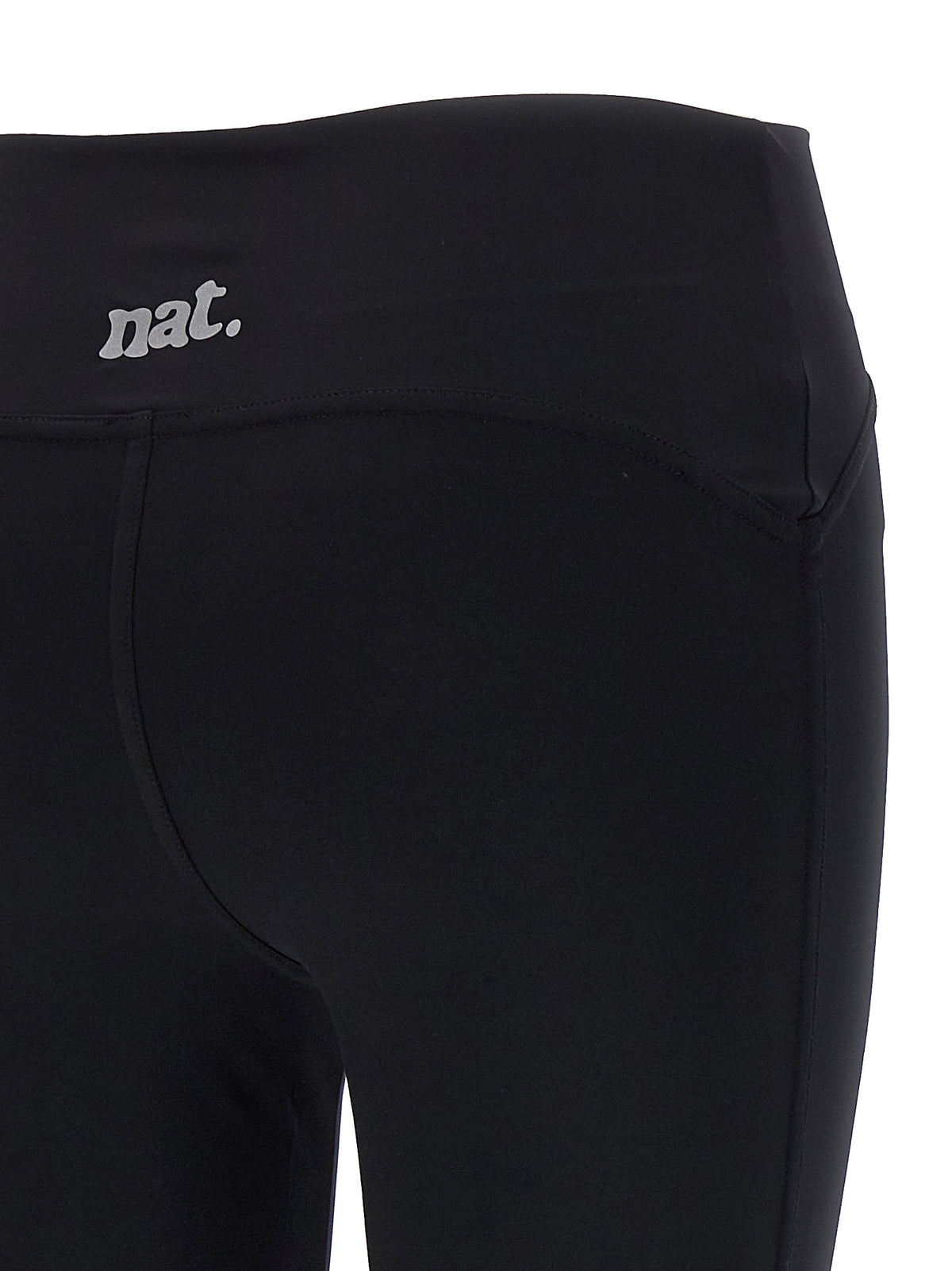 NOT AFTER TEN Black Polyamide Leggings for Women