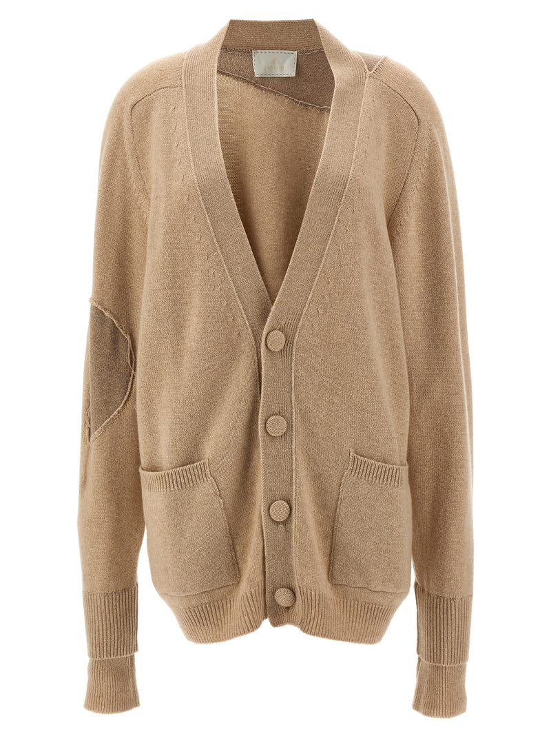 RAMAEL Beige Cashmere Cardigan - Luxurious Comfort