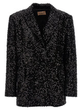 LE TWINS Como Blazer Noir en Polyester