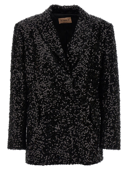 LE TWINS Black Polyester Blazer