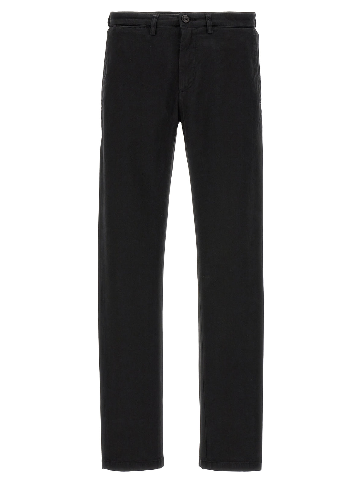 Department 5 Mike Black Cotton Casual Pants for Men