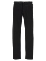 Department 5 Mike Black Cotton Casual Pants for Men