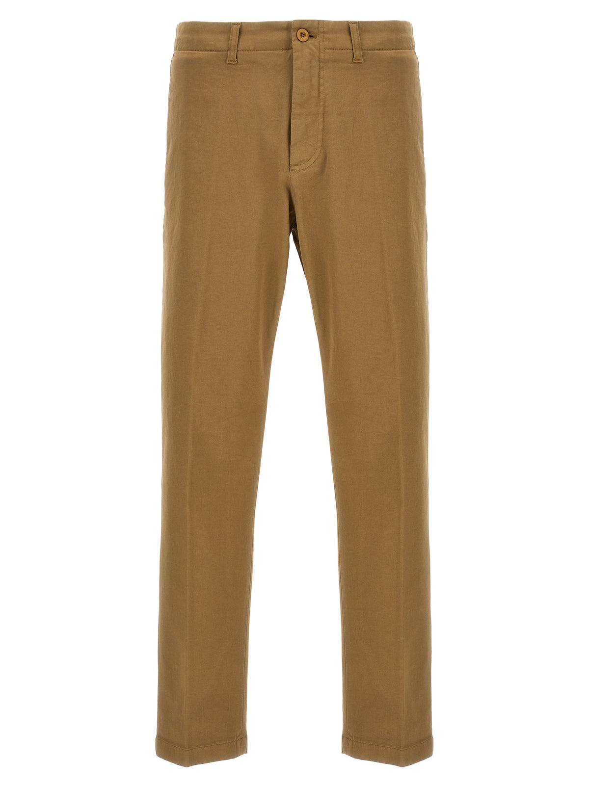 Department 5 Beige Cotton Casual Pants for Men