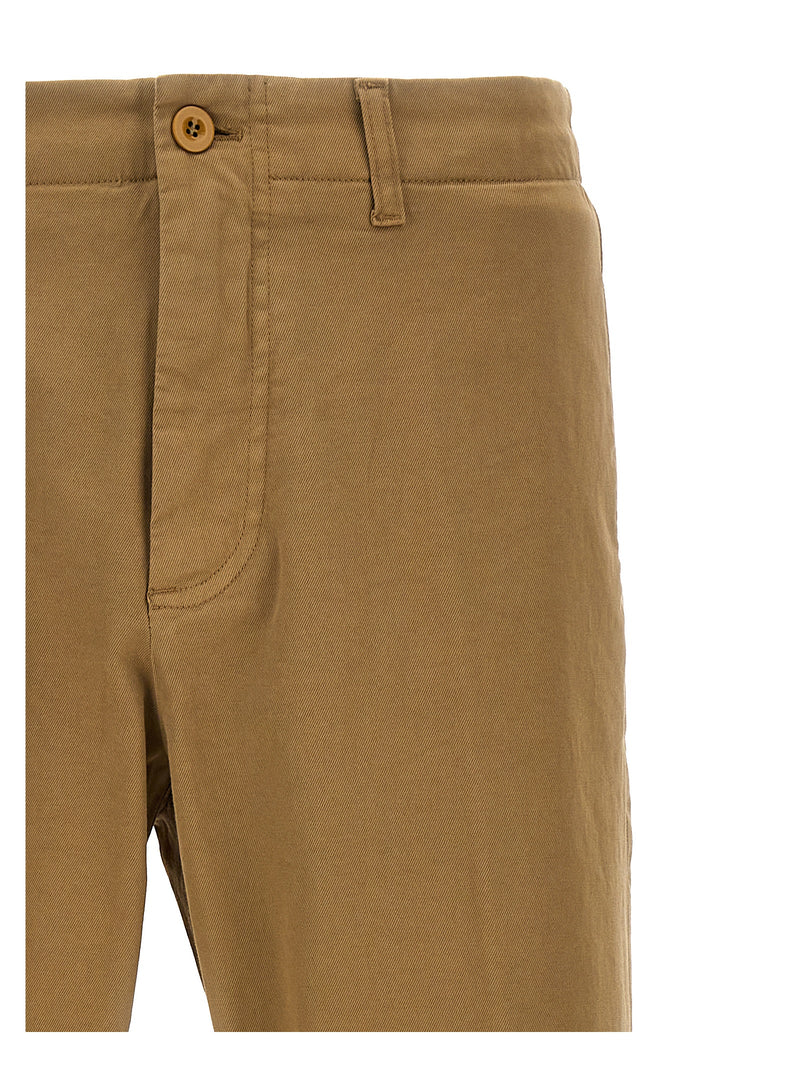 Department 5 Beige Cotton Casual Pants for Men