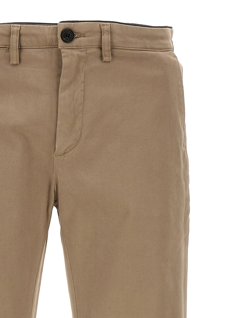 Department 5 Mike Beige Cotton Casual Pants for Men