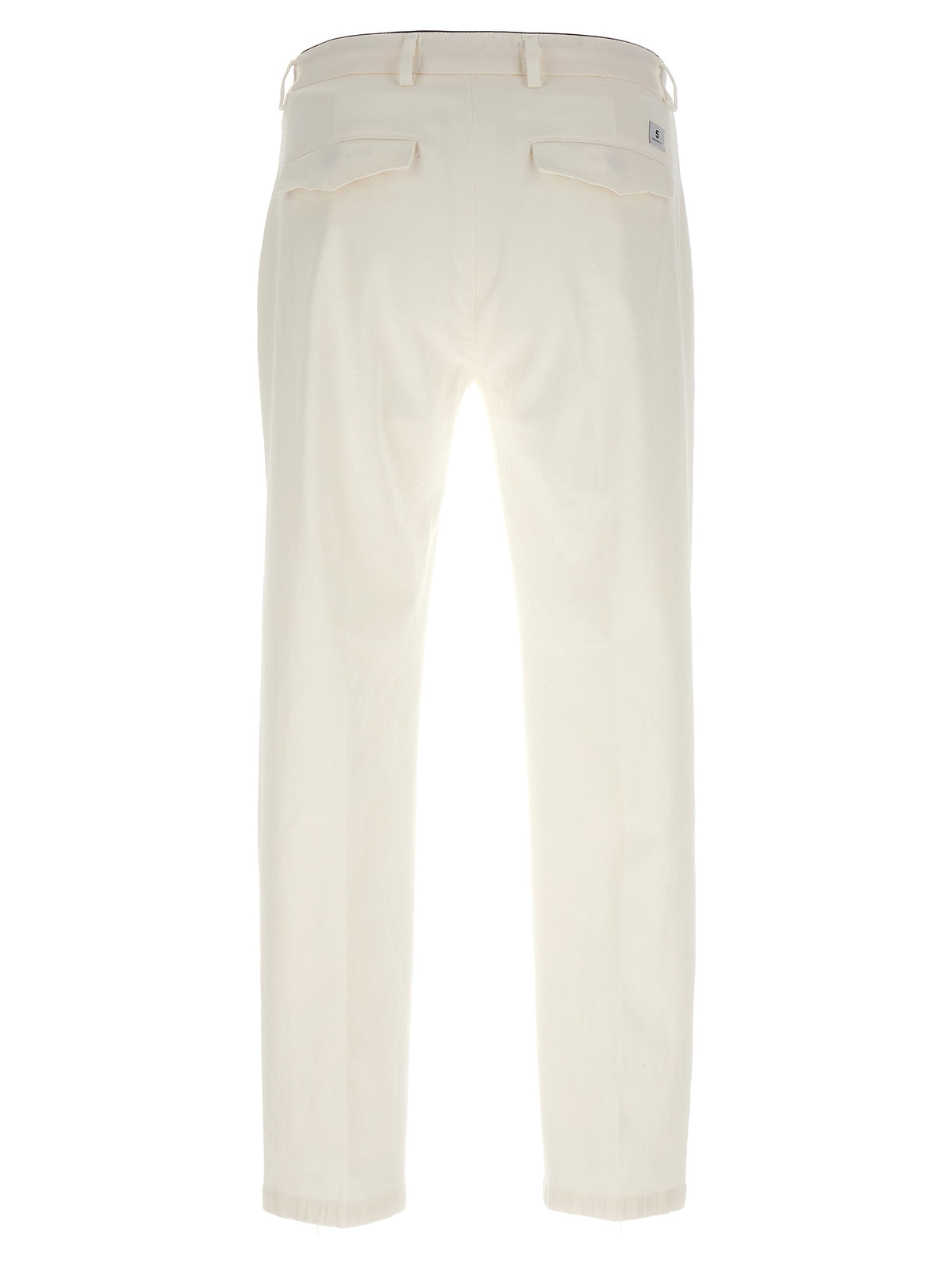 Department 5 Prince White Cotton Pants for Men