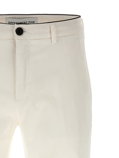 Department 5 White Cotton Pants