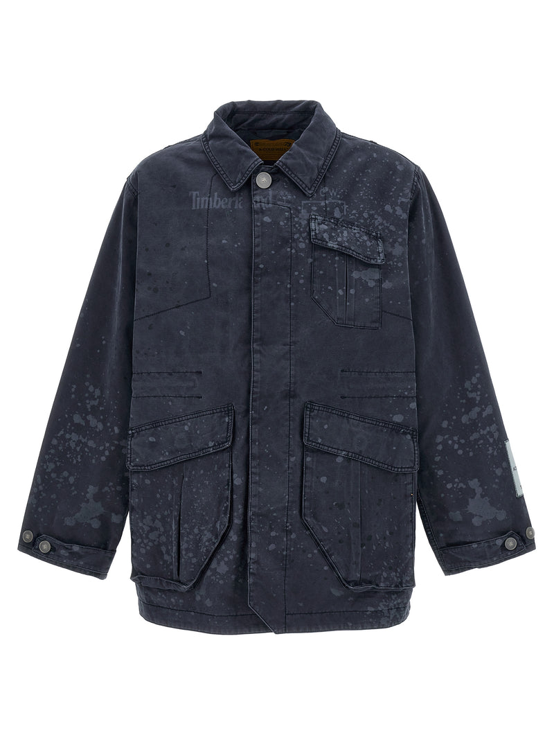 A-COLD-WALL* Blue Cotton Full-Length Jacket