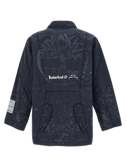 A-COLD-WALL* Blue Cotton Full-Length Jacket