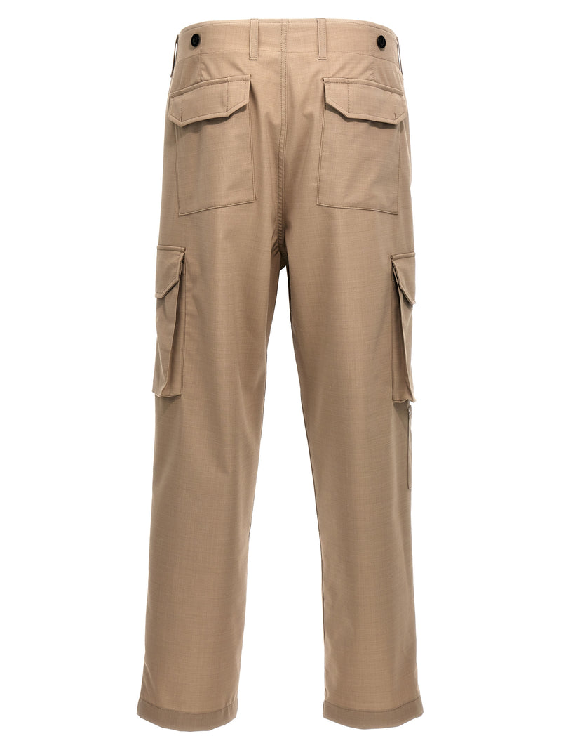 Department 5 Fleet Beige Polyester Cargo Pants