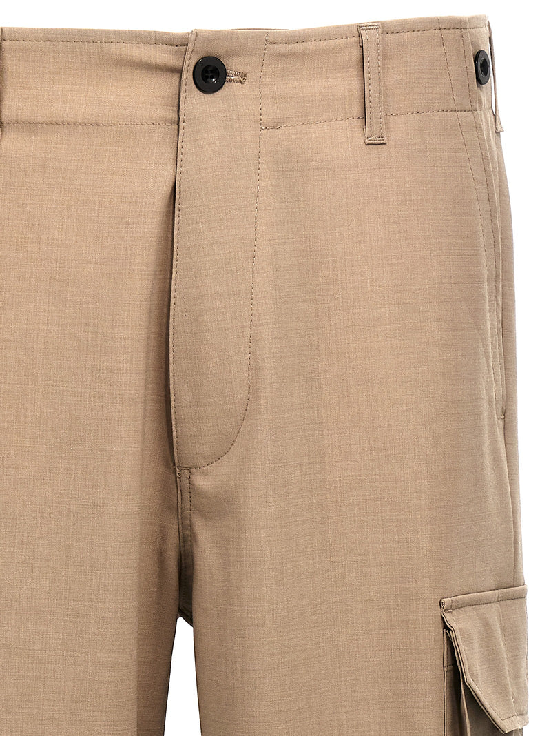 Department 5 Fleet Beige Polyester Cargo Pants