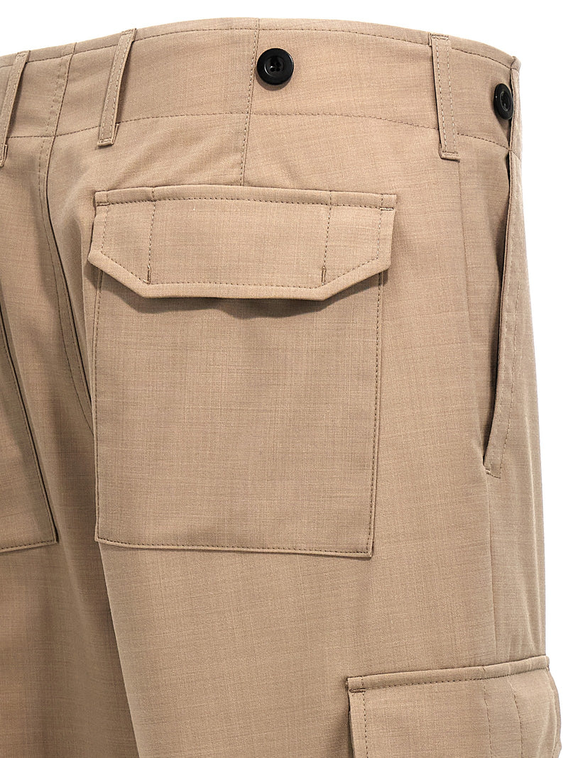 Department 5 Fleet Beige Polyester Cargo Pants