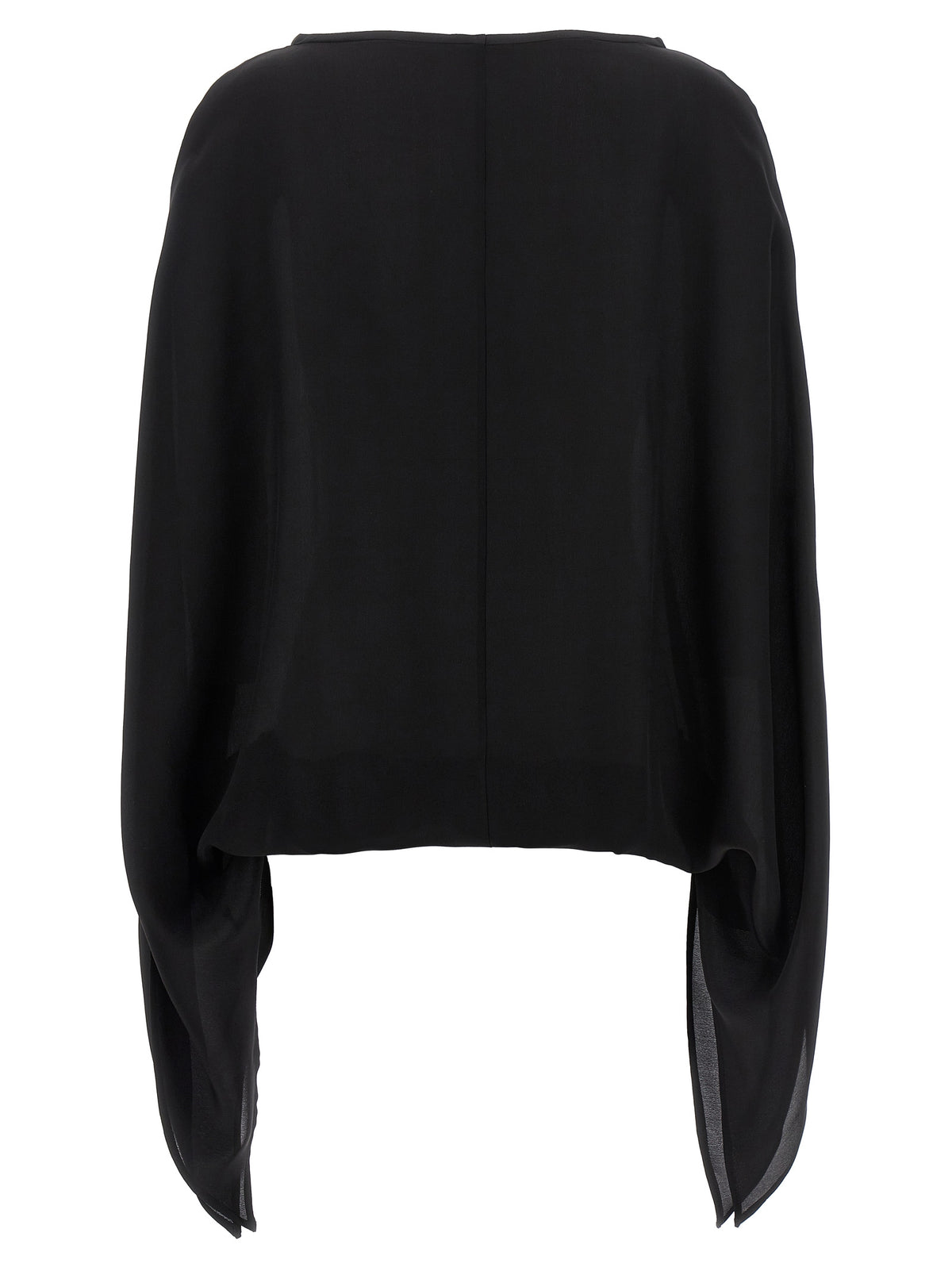 DI.LA3 PARI' Black Silk Blouse - Cristina Model