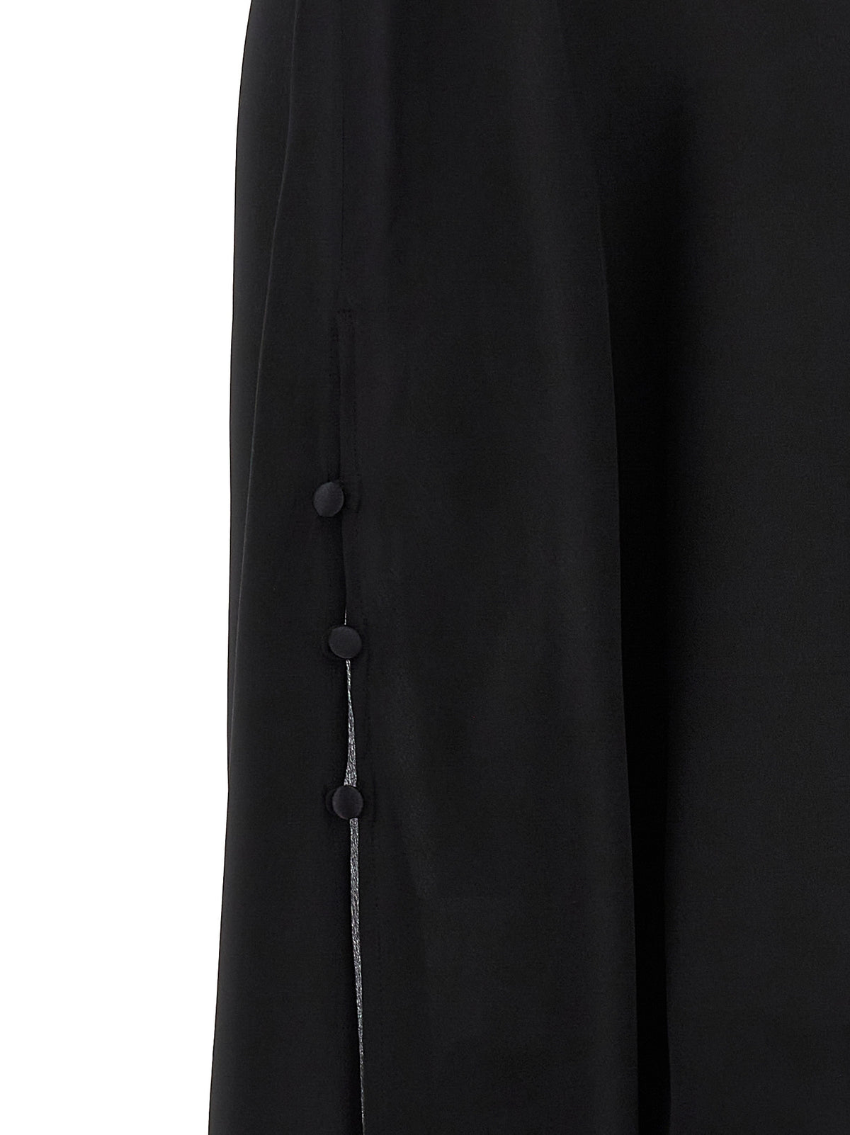 DI.LA3 PARI' Black Silk Blouse - Cristina Model