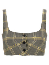 Marni Multicolor Virgin Wool Sleeveless T-Shirt