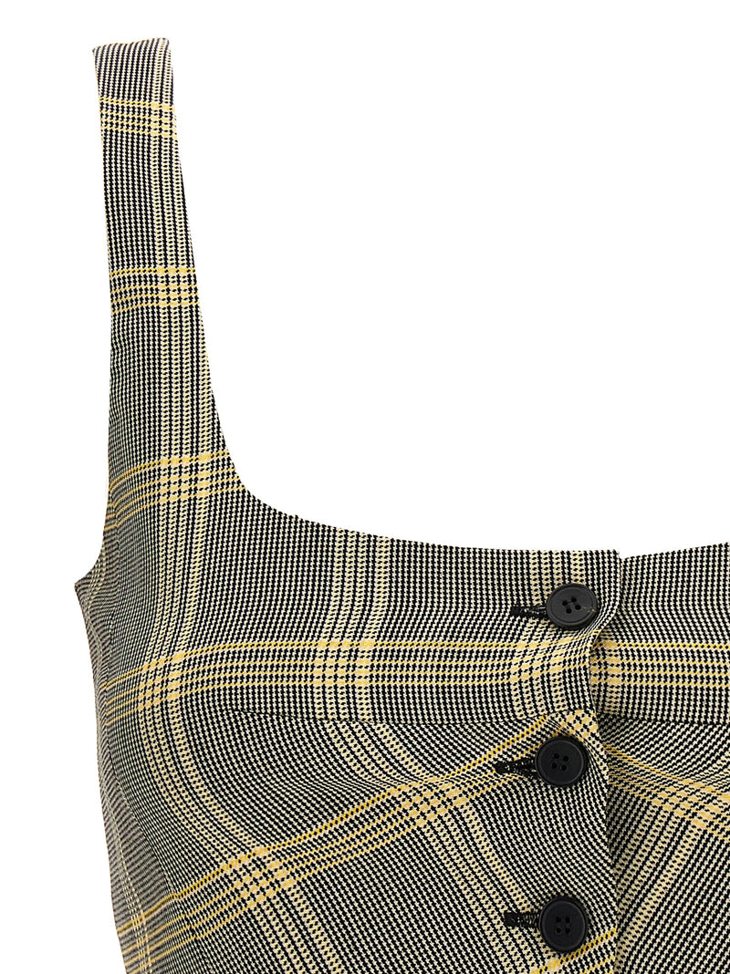 Marni Multicolor Virgin Wool Sleeveless T-Shirt